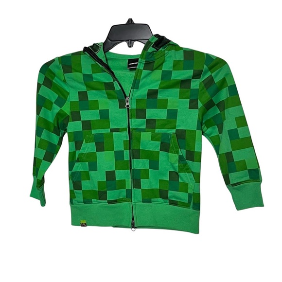 Minecraft Other - Kids Minecraft Zippered Hoodie Size X Small